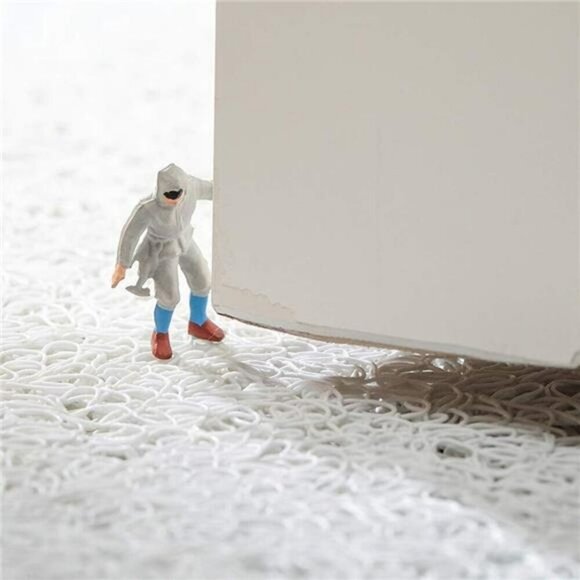 Rainbow Area Rug Semi Circle Anti Slip Door Mat Colorful Bedroom Floor Carpet - Picture 4 of 7